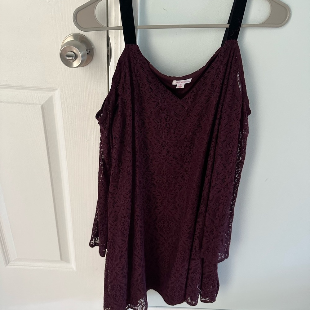 Off the shoulder dress